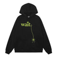 Sp5der Lime Green Web Graphic Pullover Hoodie — hero